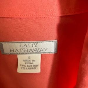 Lady Hathaway Coral Blouse